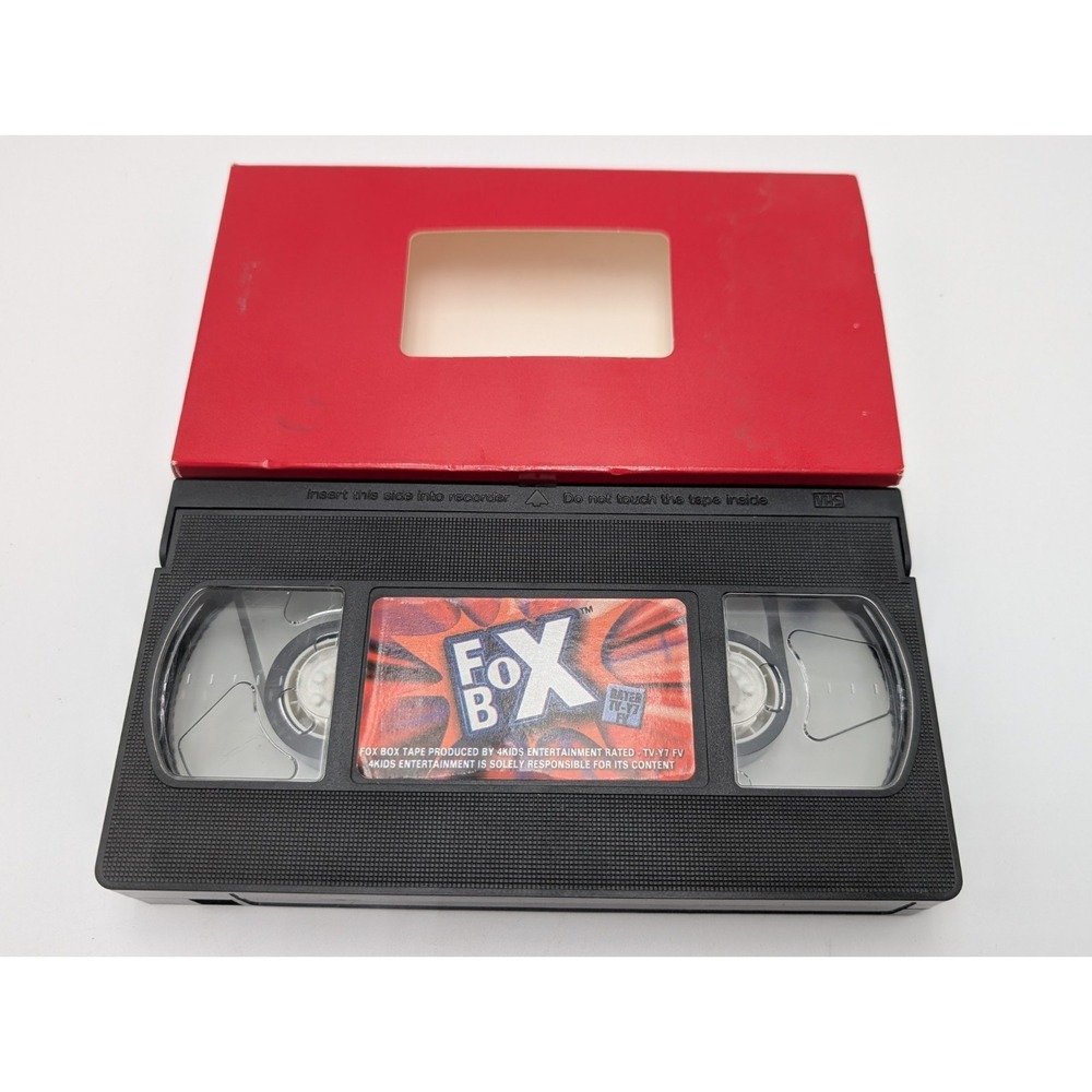 4Kids Fox Box VHS PROMO TAPE Kids Vhs Anime Cartoon 90s Animation